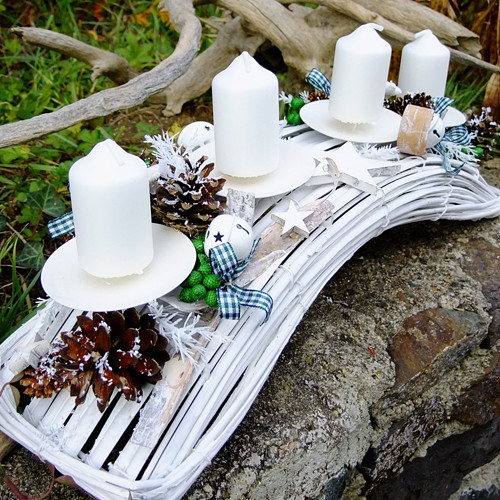 Adventní oblouk - Sníh v lese — foto 1