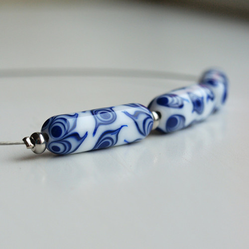Náhrdelník Blue&White — foto 1