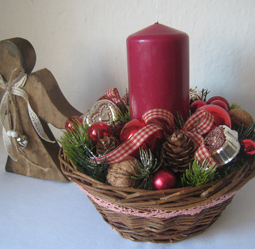Adventní svícen s formičkami — foto 1