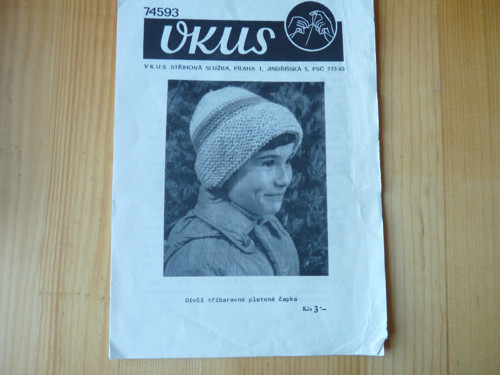 Vkus č. 74593, dívčí čepice — foto 1