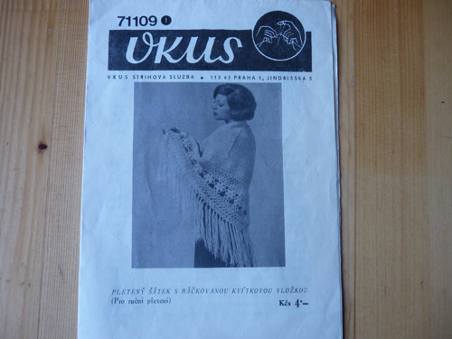 Vkus č. 71109, pletený šátek — foto 1