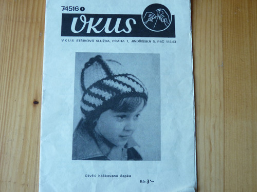 Vkus 74516, dívčí háčkovaná čapka