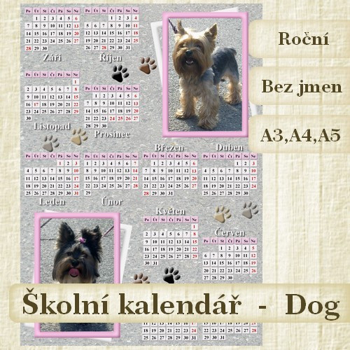 Školní kalendář - Dog