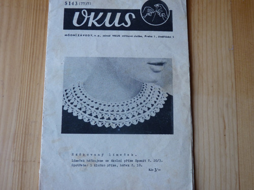 Vkus č. 5143, háčkovaný límeček — foto 1