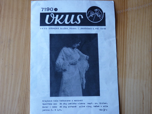 Vkus č. 7190, krajková šála — foto 1