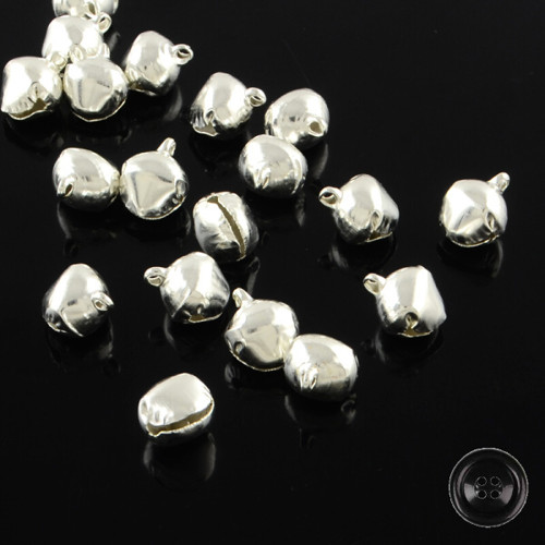 Rolničky 11,5mm (20ks) - stříbrná