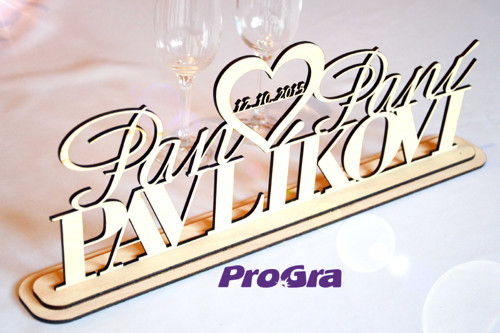 Svatební stojánek - Pan a Paní