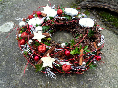 Červeno-stříbrný advent — foto 1