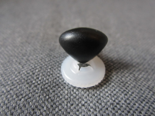 Bezpečnostní nos, černá barva, 15mm / D /