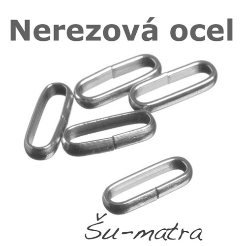Kroužky 10x3,5 mm z nerezové oceli (10 ks)