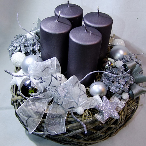 Adventní dekorace - Silver — foto 1