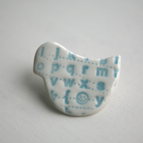 Heaven-like Messinger (porcelánová brož) — foto 1