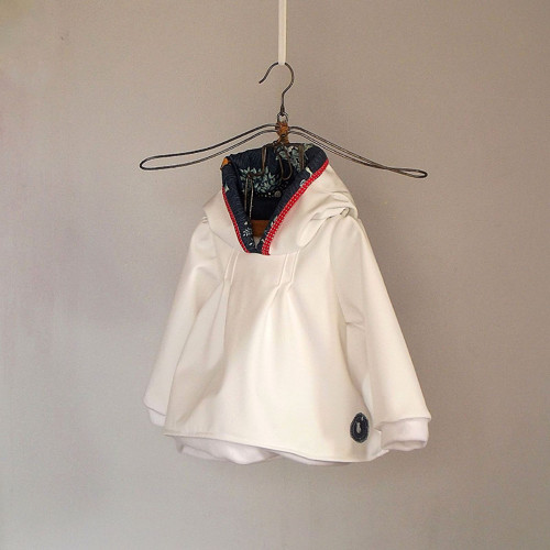 Kabátek / šatičky softshell "Bílý králíček" — foto 1