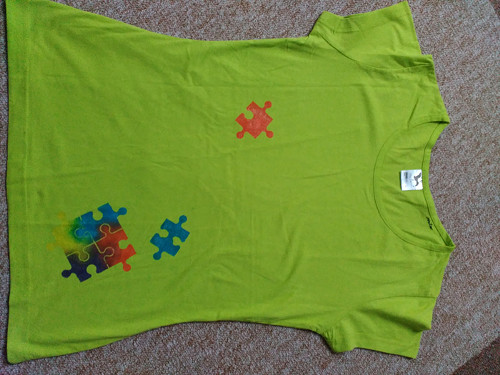 Tričko puzzle — foto 1