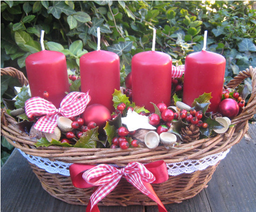 Adventní košíček do vínova — foto 1