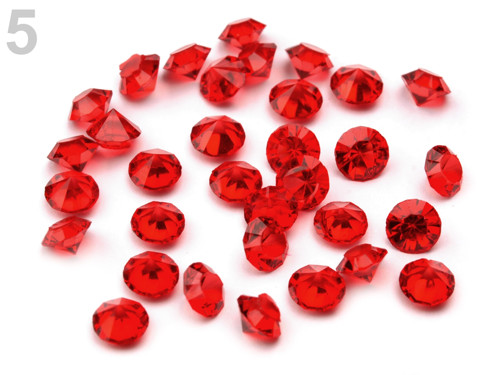 Broušené kamínky - 3,8 -4 mm - 10g