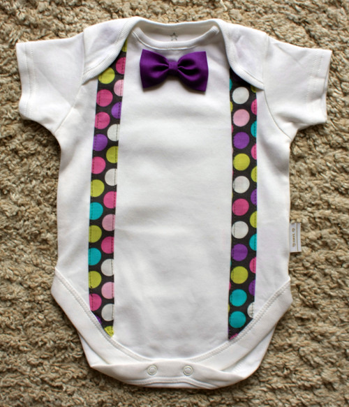 Dětské body "Gentleman" - puntíky — foto 1