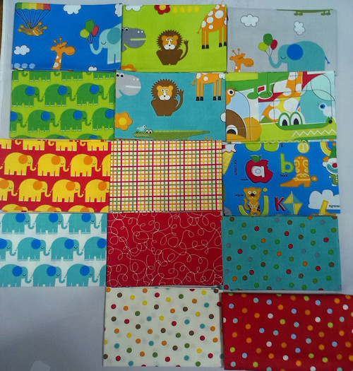 Set látek F8 BUNGLE JUNGLE .