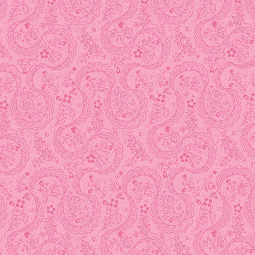 Látka Symphony Rose - růžová paisley