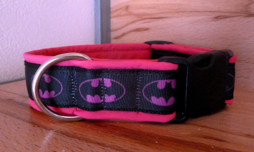 Obojek Růžová batmanka — foto 1