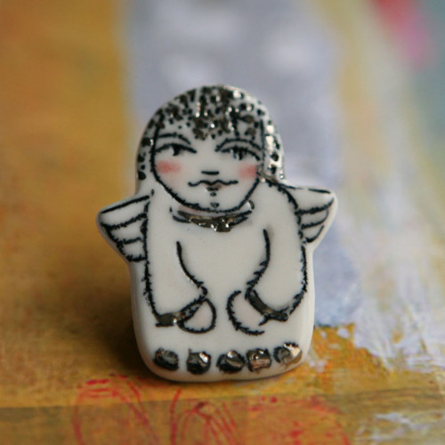 Anděl Slávek (porcelán.brož) — foto 1