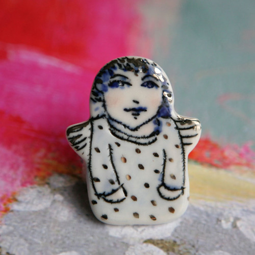 Anděl Svaťka (porcelán.brož) — foto 1