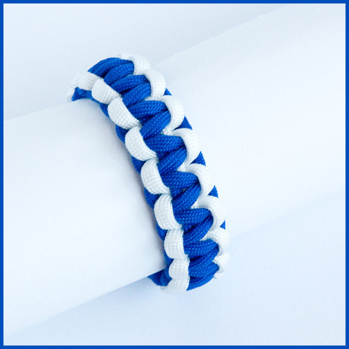Modrobílý - paracord
