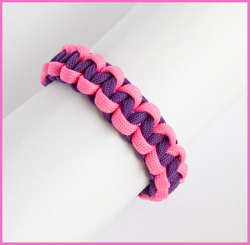 Růžovo fialový - paracord