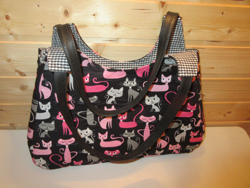 Kabelka -PINK CATS — foto 1