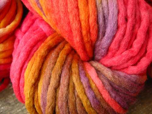 EXTRA merino 10mm "Dračí oheň" — foto 1