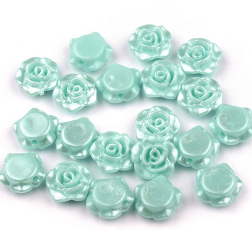 Růžičky - resin - 13 mm - 4 kusy