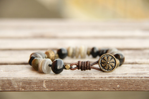 Bohemian labradorit/onyx — foto 1