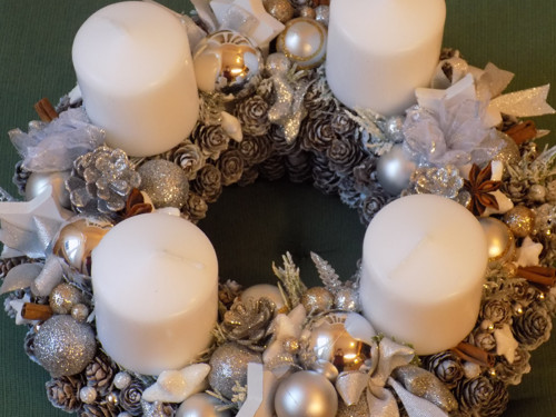 Adventní stříbrnobílý — foto 1