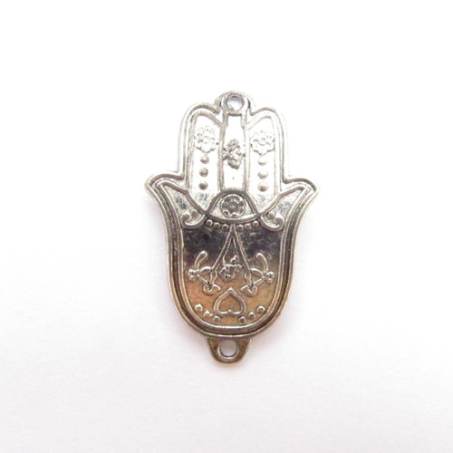 Ruka - hamsa - tibetské stříbro - 1 ks — foto 1