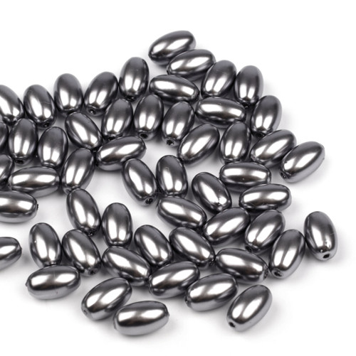 Akrylové oválky 6x10mm - 25 kusů