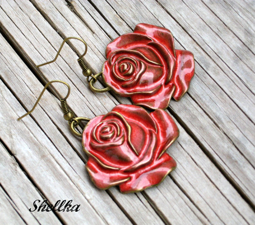 Náušnice ,,ROSES,, — foto 1