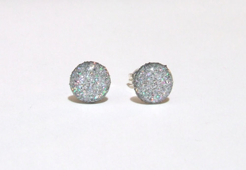 Silver holographic 8mm chirurgická ocel — foto 1