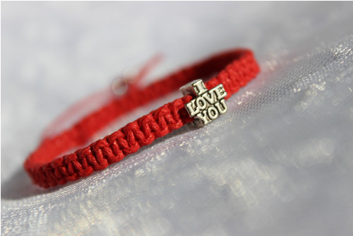 I Love You.. Náramek macramé (Kabbalah)
