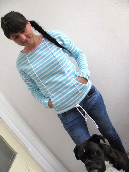 Svetr Smooth Blue stripes — foto 1