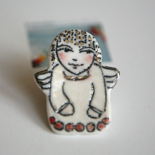 Anděl Beatka (porcelán.brož) — foto 1
