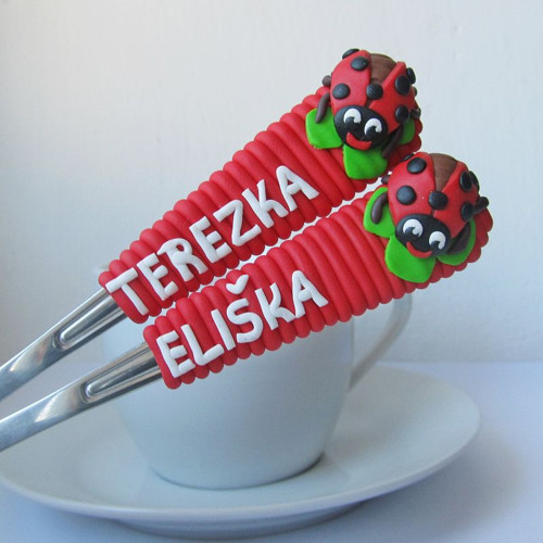 Lžička se jménem a beruškou