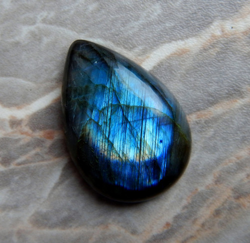 Luxusní Kabošon "Deep blue drop" — foto 1