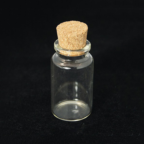 SPE5622, Sklenená flaštička s uzáverom 22mm /2ks