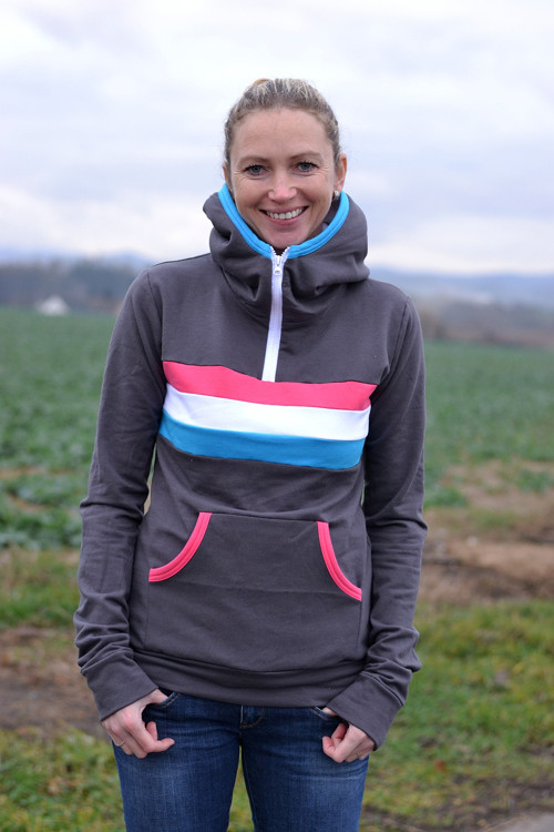 Šedá mikina — foto 1