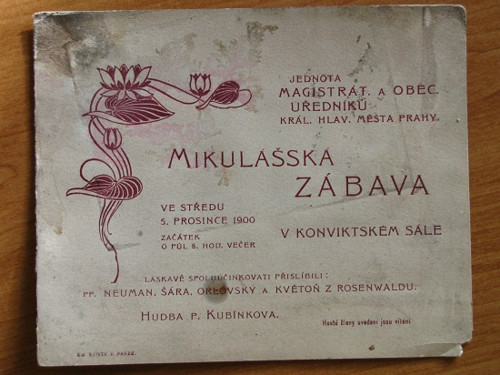 Rarita. Budeme tančit. r.1900. // SLEVA.