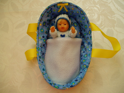 Taška,postýlka pro panenku (14 cm) — foto 1