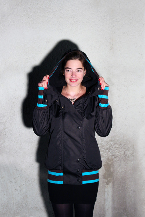 Bunda DUNKEL braun/ blau — foto 1