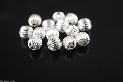 Kovové korálky, 8 mm, 10 ks