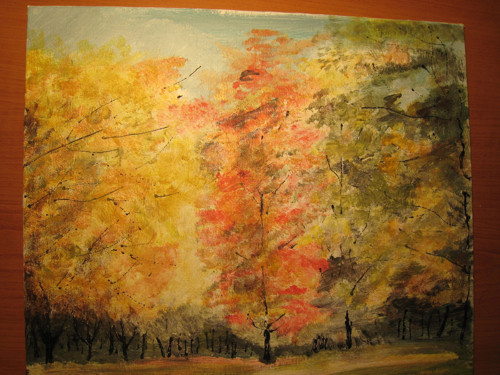 Podzim v lese — foto 1