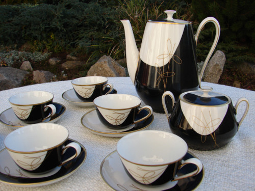 Lásko bílá, lásko černá - porcelánový servis